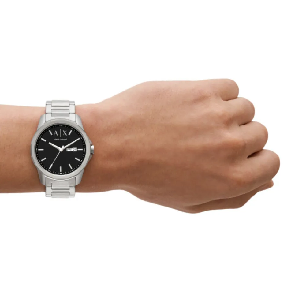 Men Banks Black 44mm Watch