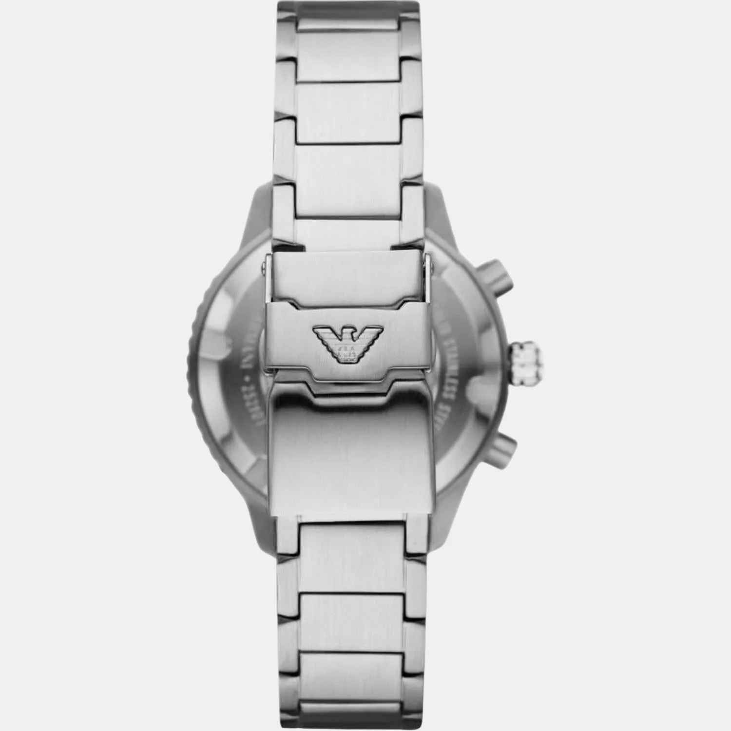 Men's Black Stainless Steel Chronograph Watch AR11360