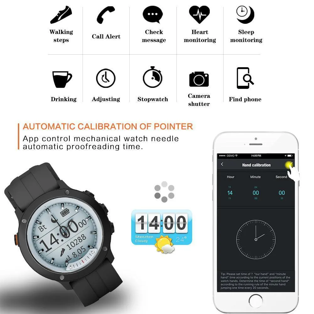 Men's Smartwatch for Android - Waterproof