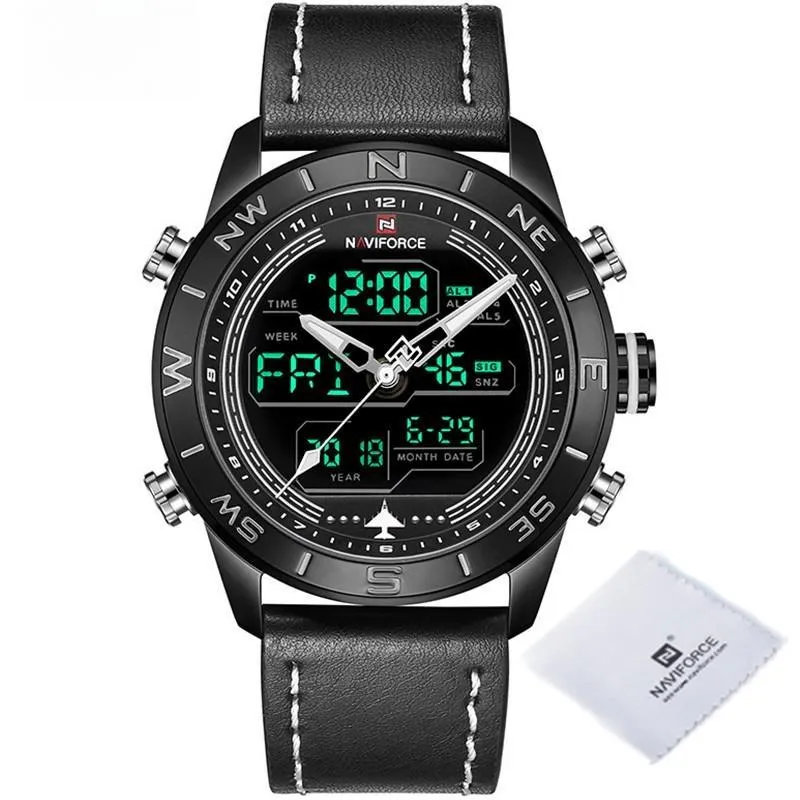 Mens Sports Watches Fashion Casual Dual Display Digital Male Watch