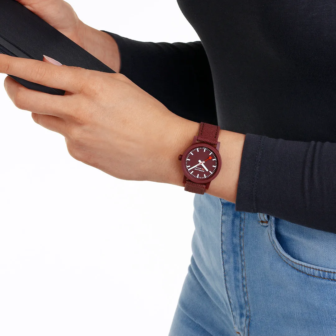 MOND Watch Essence Dark Cherry Textile