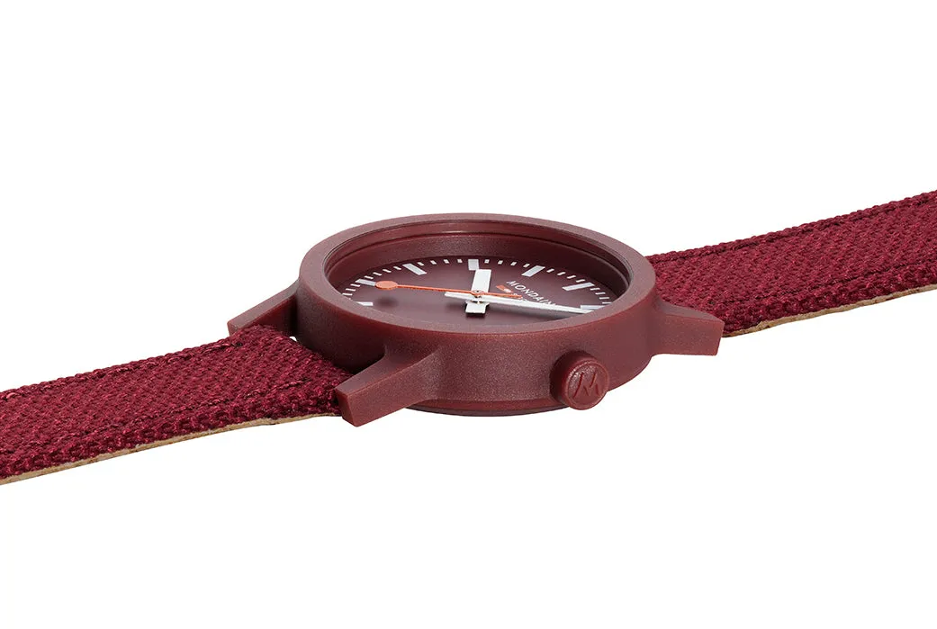 MOND Watch Essence Dark Cherry Textile