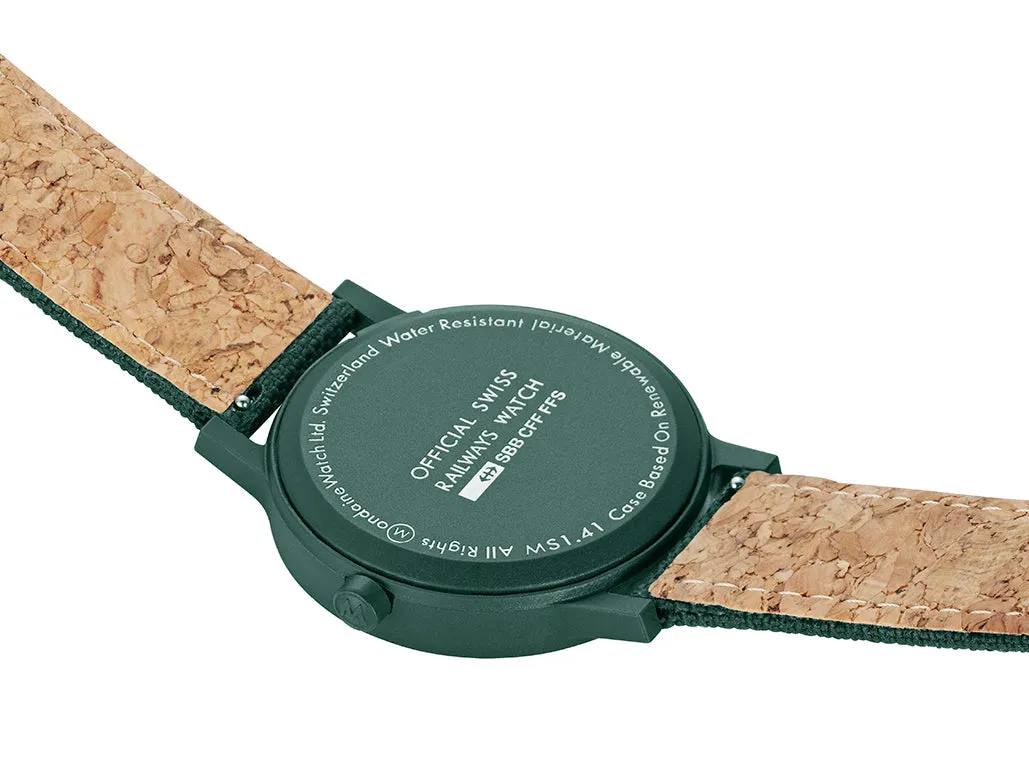 MOND Watch Essence Park Green Textile