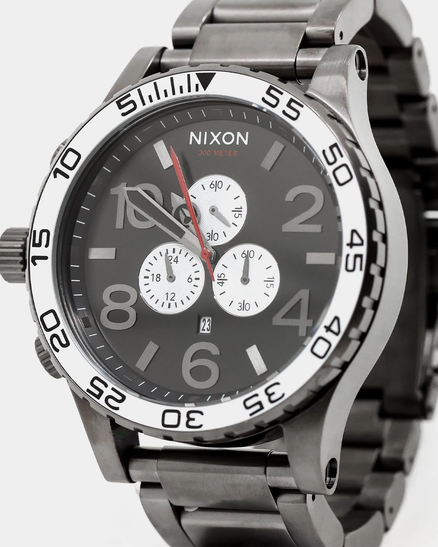 Nixon 51-30 Chrono Black/White/Gun