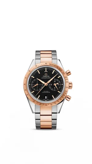 Omega Speedmaster '57 Co‑Axial Chronometer Chronograph 18K RG & SS 41.5mm Black Dial 331.20.42.51.01.002