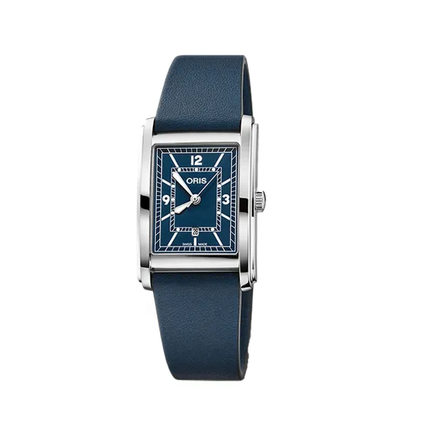 Oris Rectangular - Blue Dial & Blue Strap