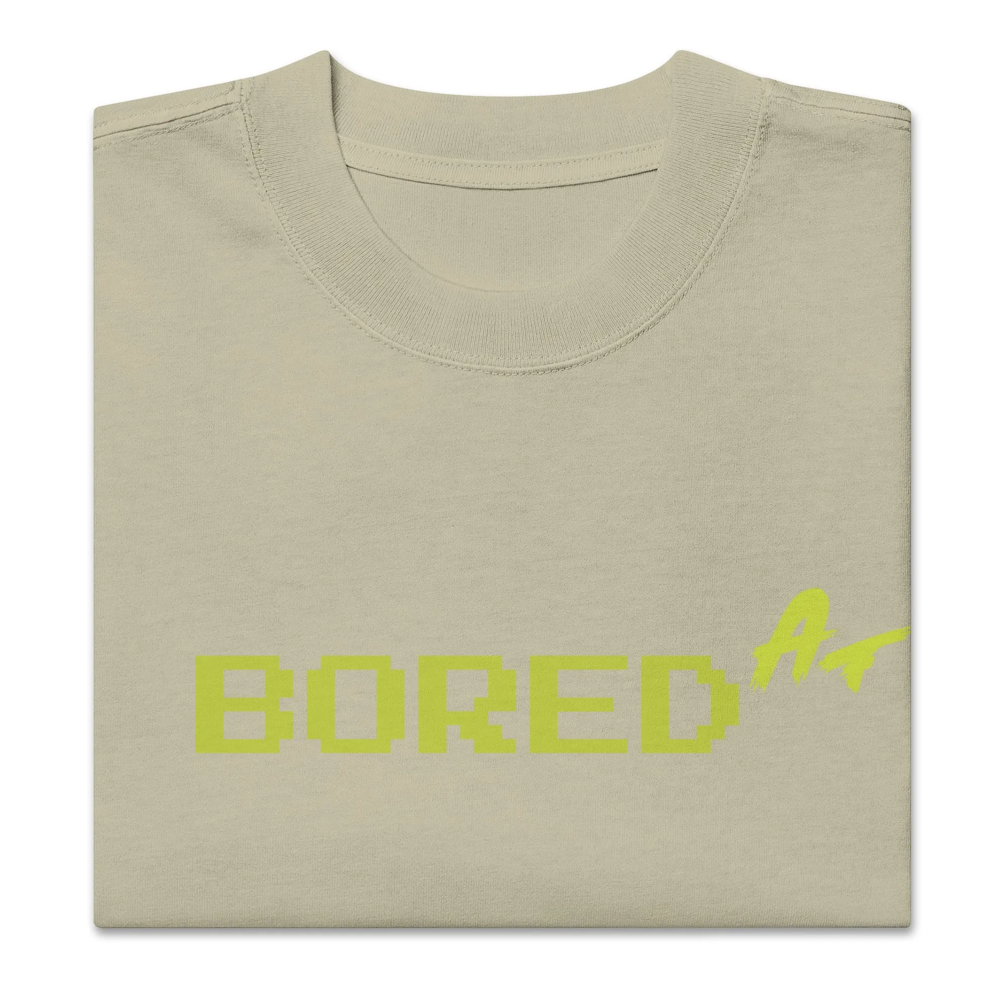 Oversized faded t-shirt BORED AF feat. MAYC #27380