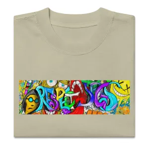 Oversized faded t-shirt feat. RESPECT JPGS by eitzi.eth