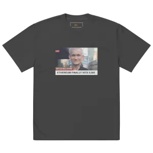 Oversized faded t-shirt "ETH to 5K$ (Tee)"