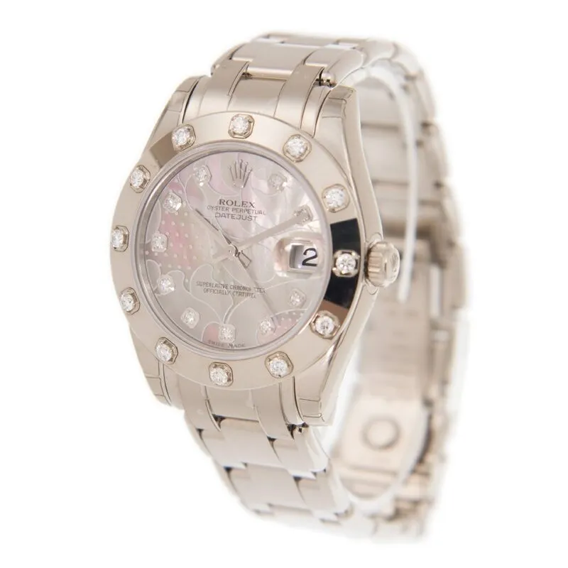 Rolex Pearlmaster 34 Rolex Special Edition Goldus Diamond Men's Watch 81319