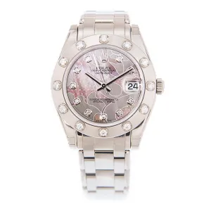 Rolex Pearlmaster 34 Rolex Special Edition Goldus Diamond Men's Watch 81319