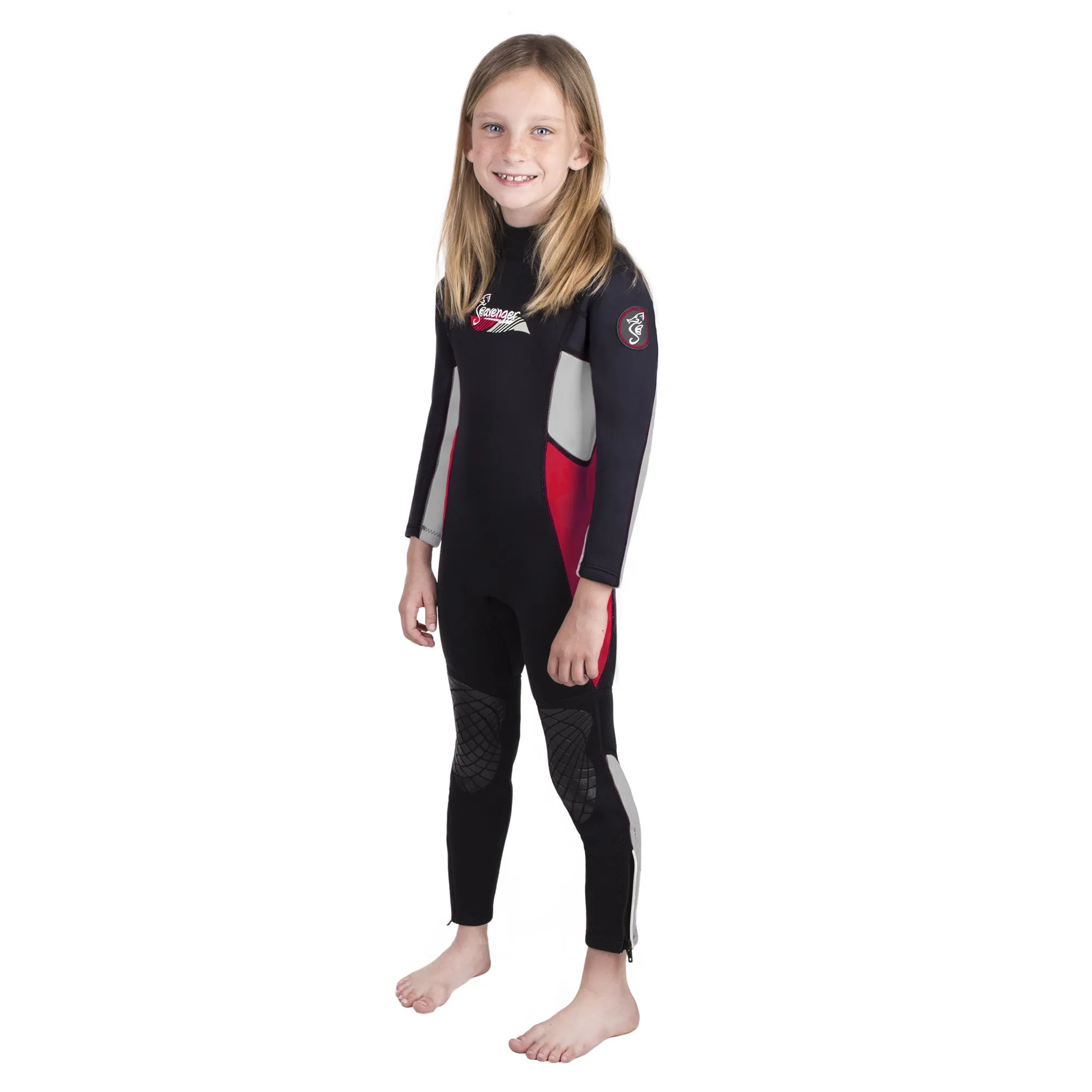 Scout 3mm Child Wetsuit - Red