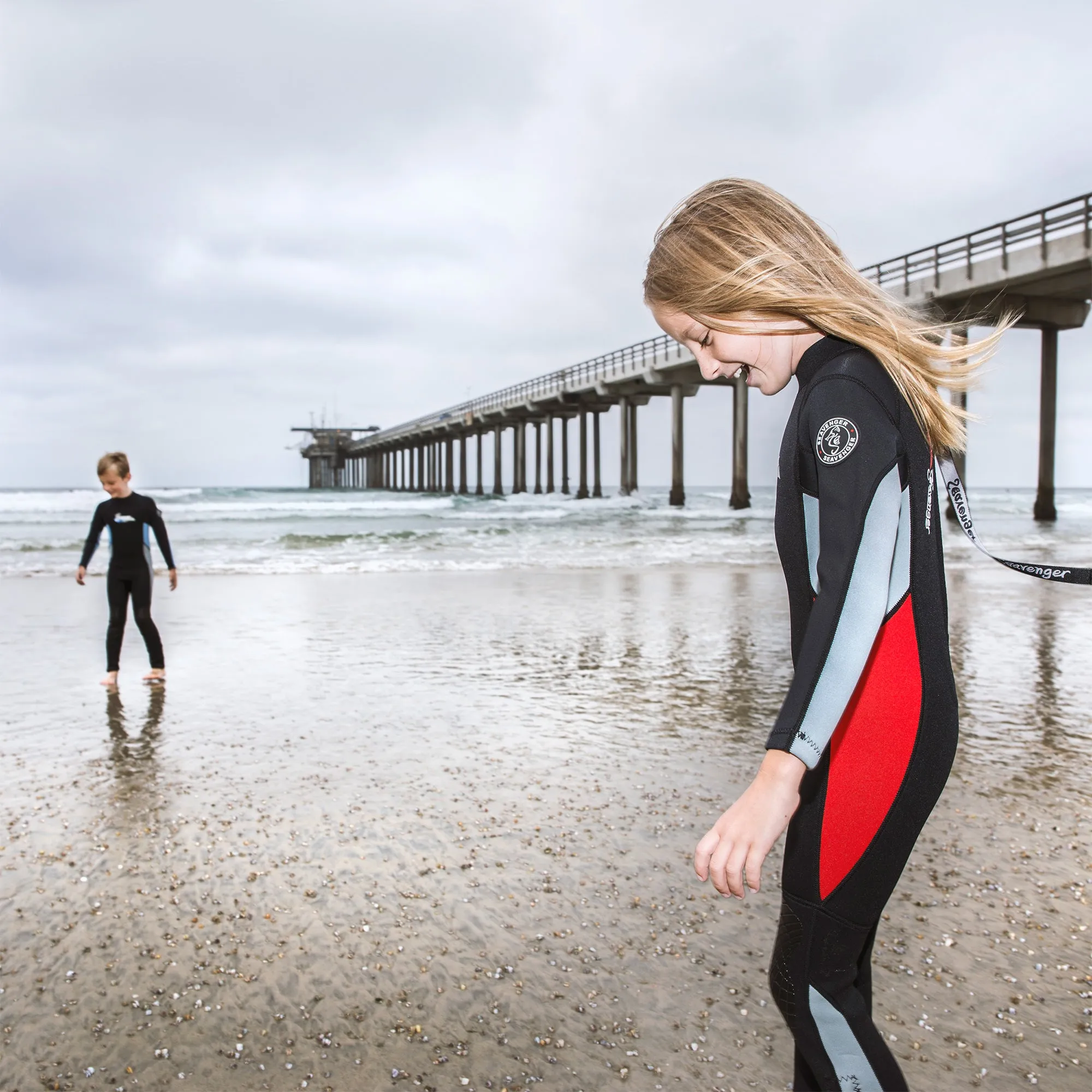 Scout 3mm Child Wetsuit - Red