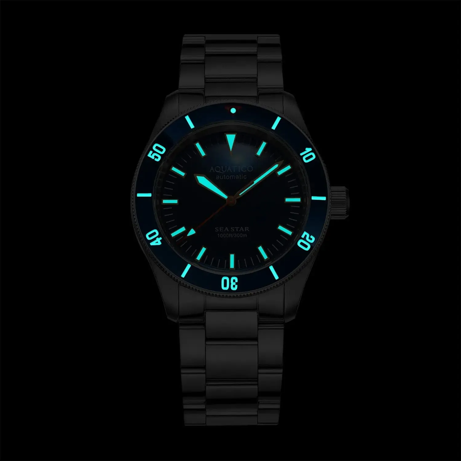 Sea star V2 blue dial ceramic bezel (NH35) No Date