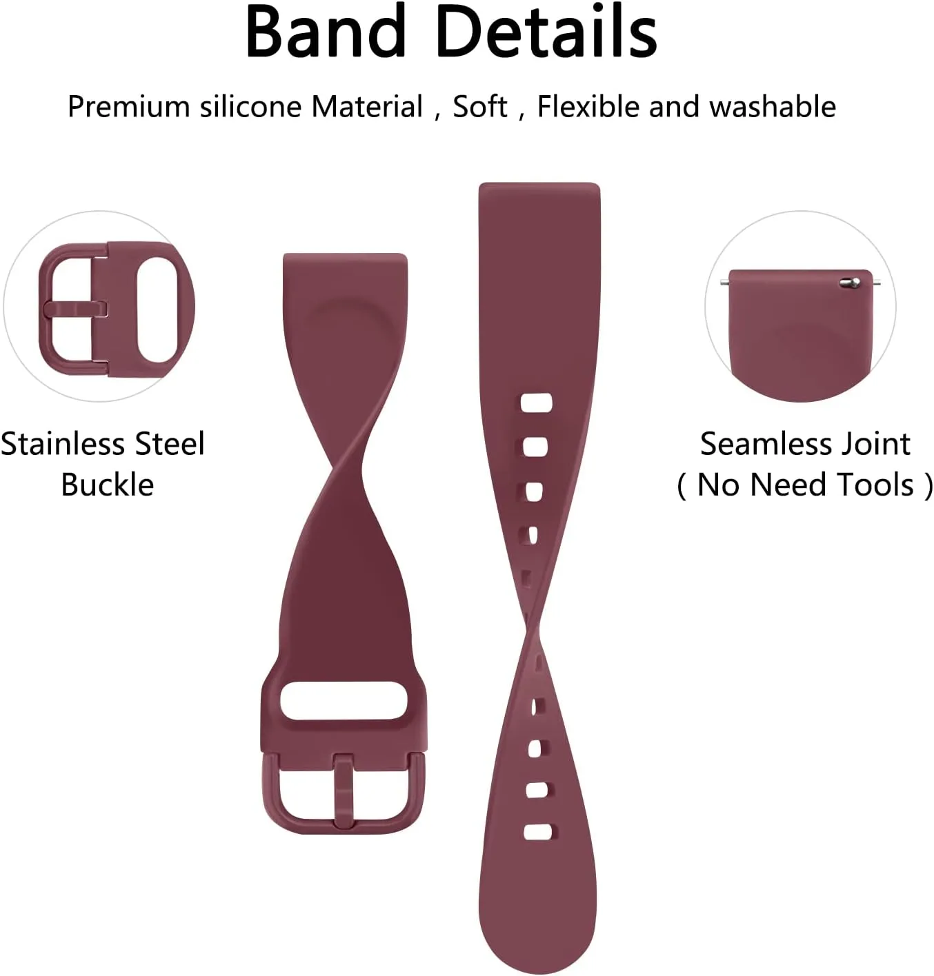 Silicone Watch Bands Quick Release 20mm 22mm, Soft Sport Replacement Watch Strap for Women Men
