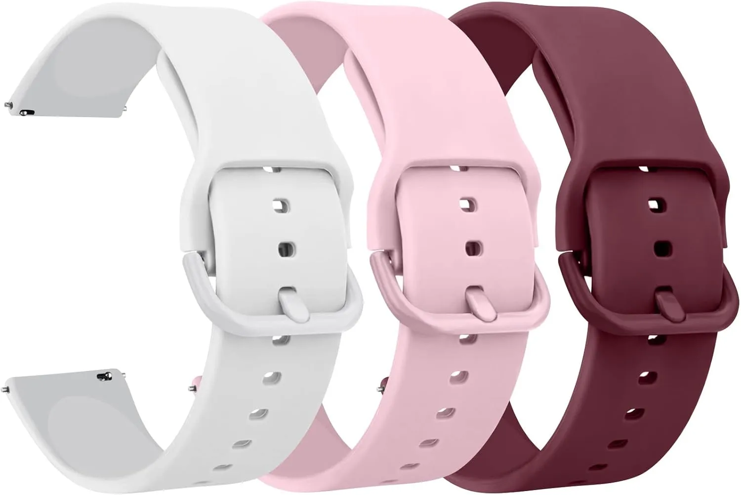 Silicone Watch Bands Quick Release 20mm 22mm, Soft Sport Replacement Watch Strap for Women Men