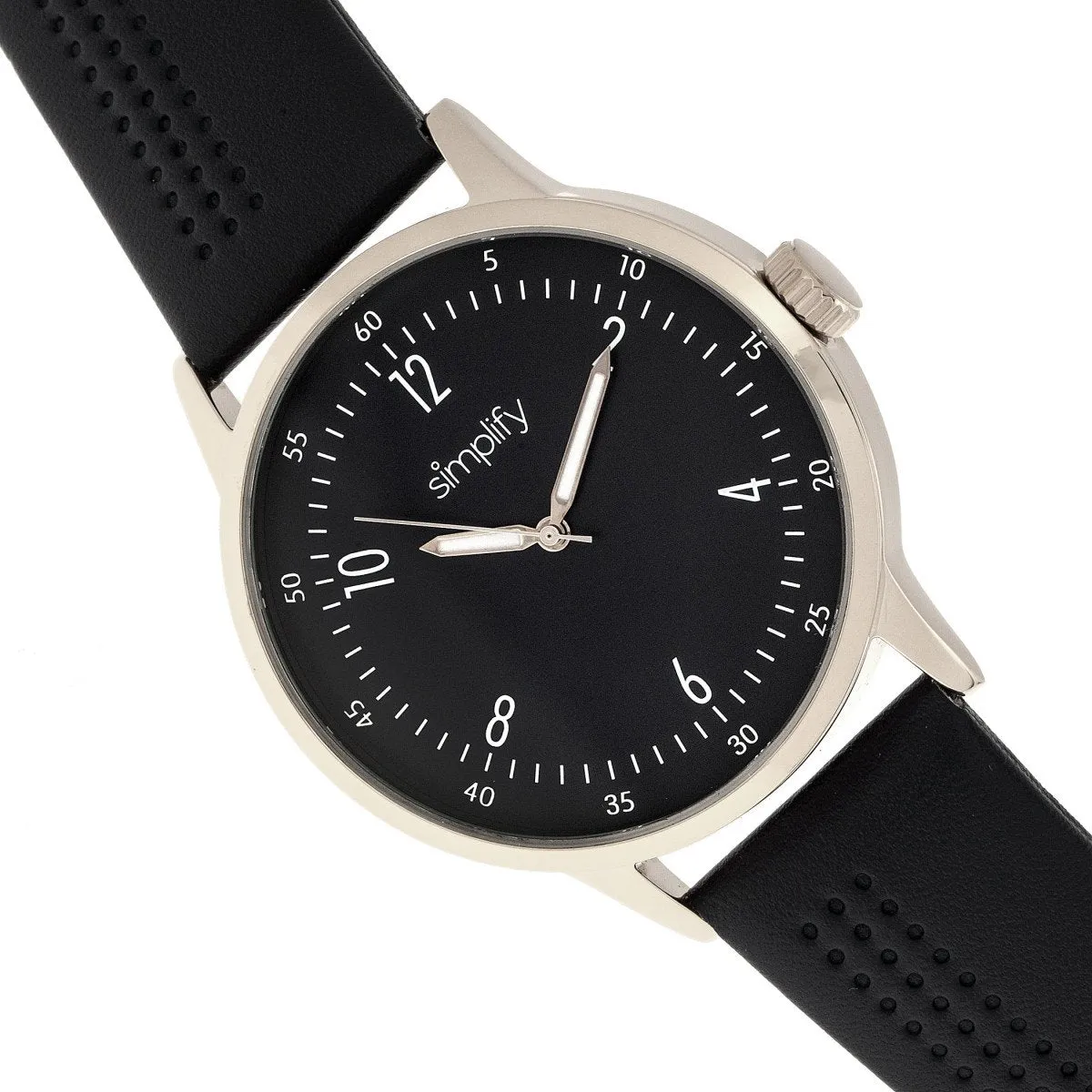 Simplify The 5700 Leather-Band Watch