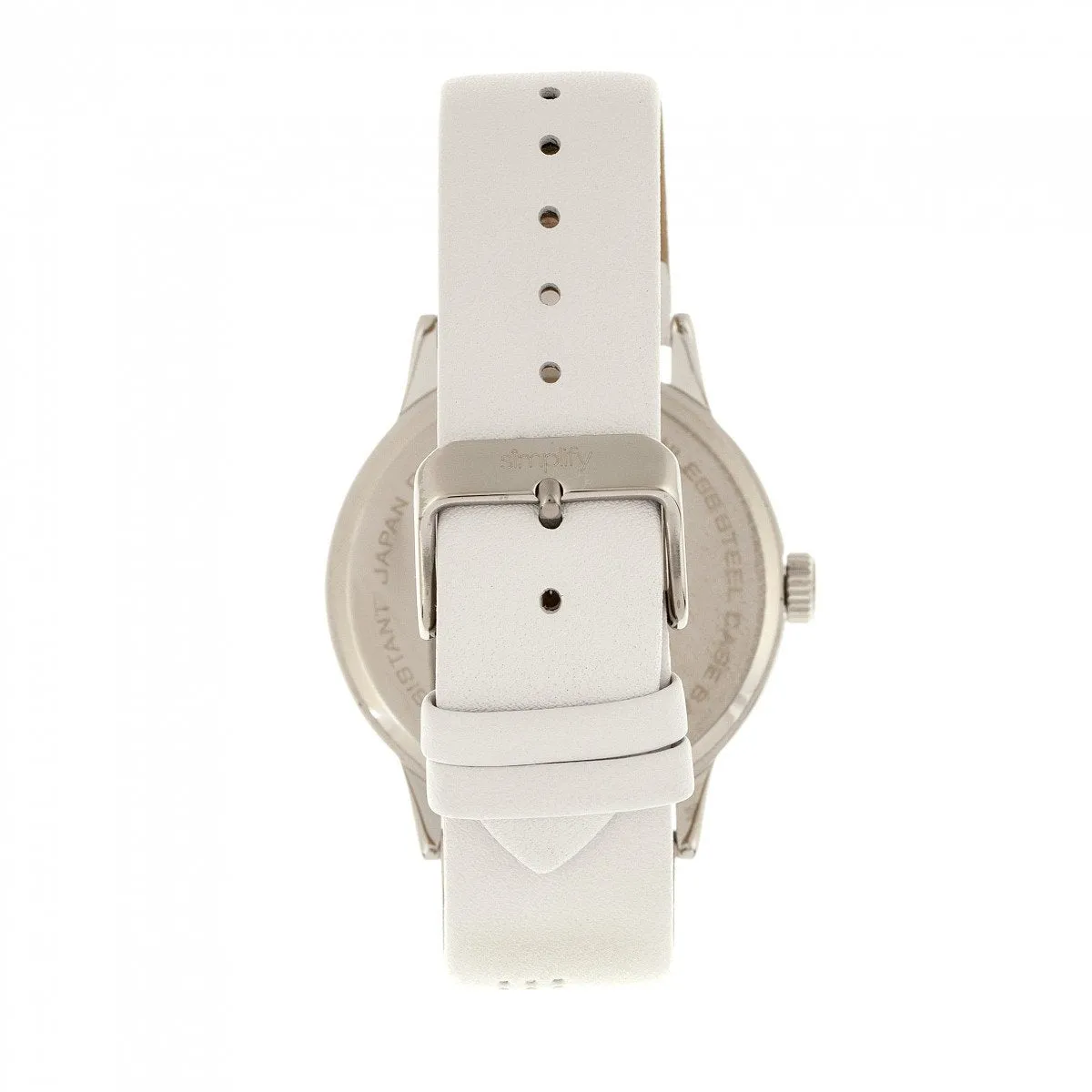 Simplify The 5700 Leather-Band Watch
