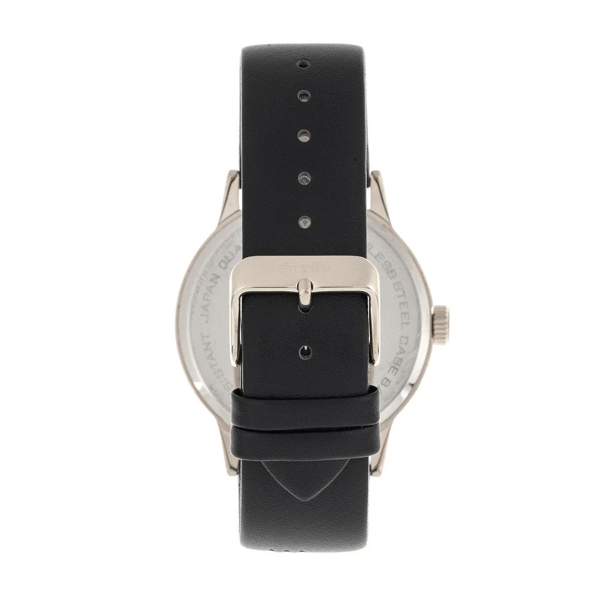 Simplify The 5700 Leather-Band Watch