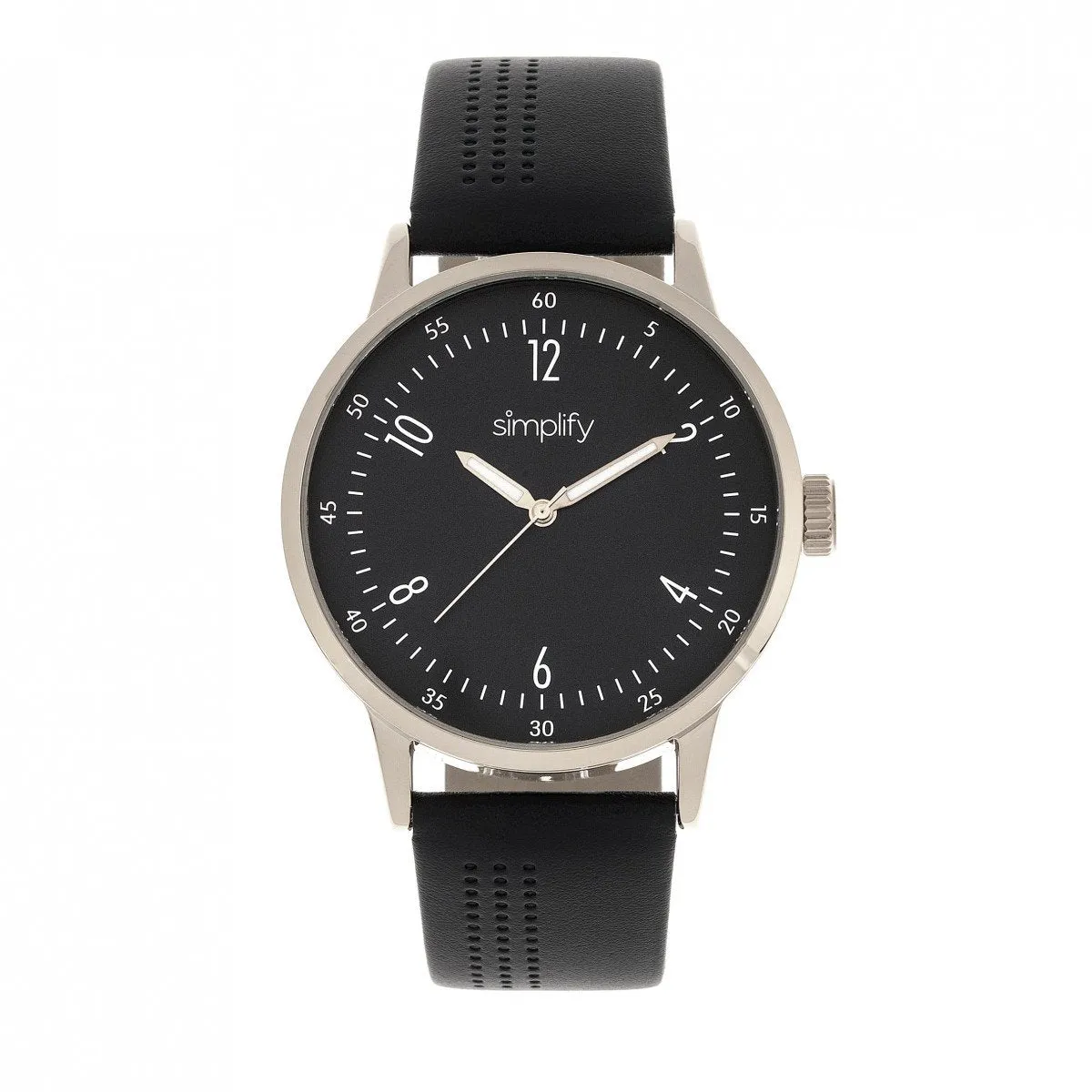 Simplify The 5700 Leather-Band Watch