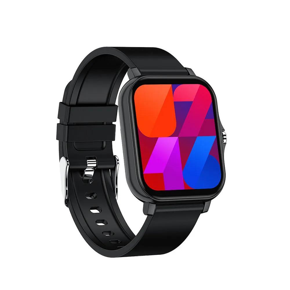 Smart Watch Sports Fitness Tracker Blood Pressure Oxygen Measurement-Black