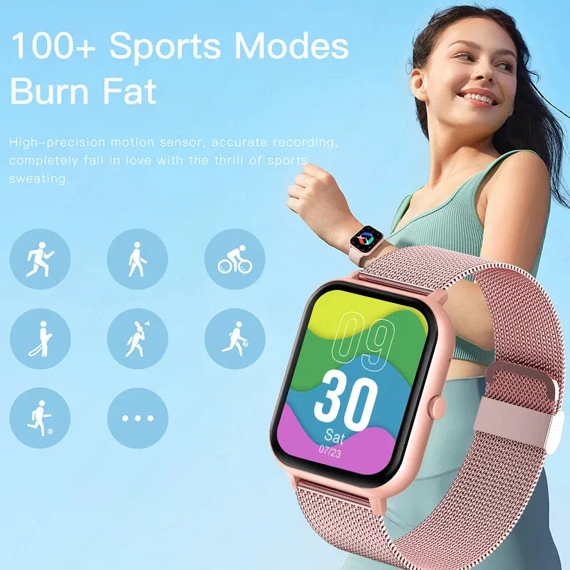 Smartwatch Unisex - Custom Dial & Bluetooth Music