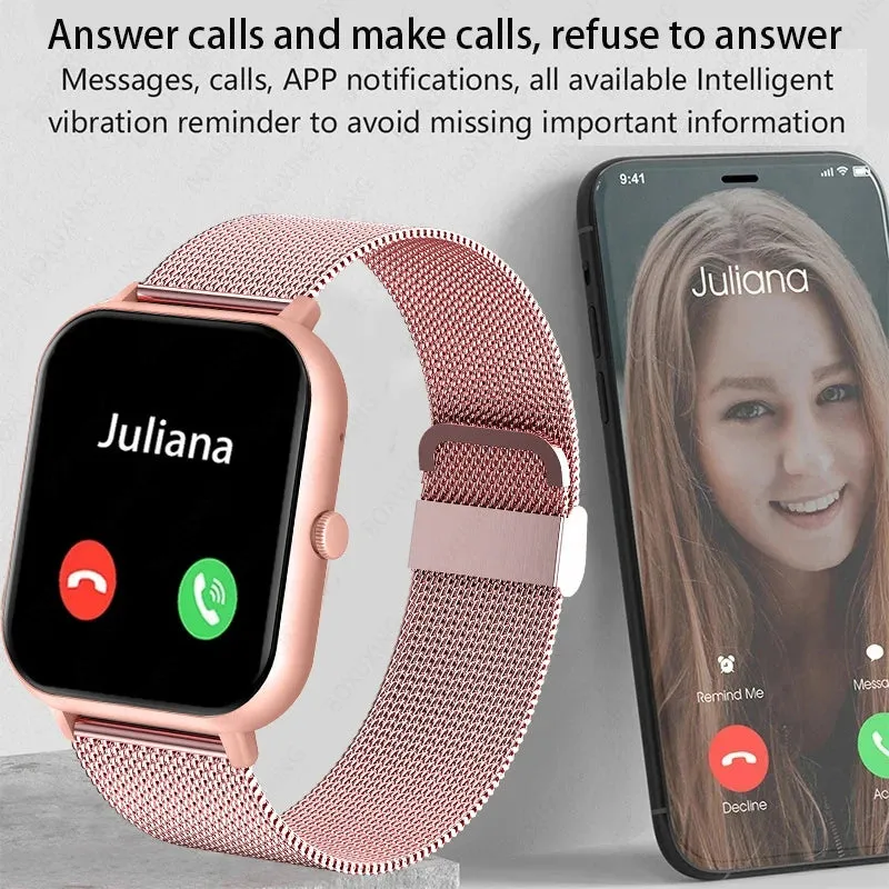 Smartwatch Unisex - Custom Dial & Bluetooth Music
