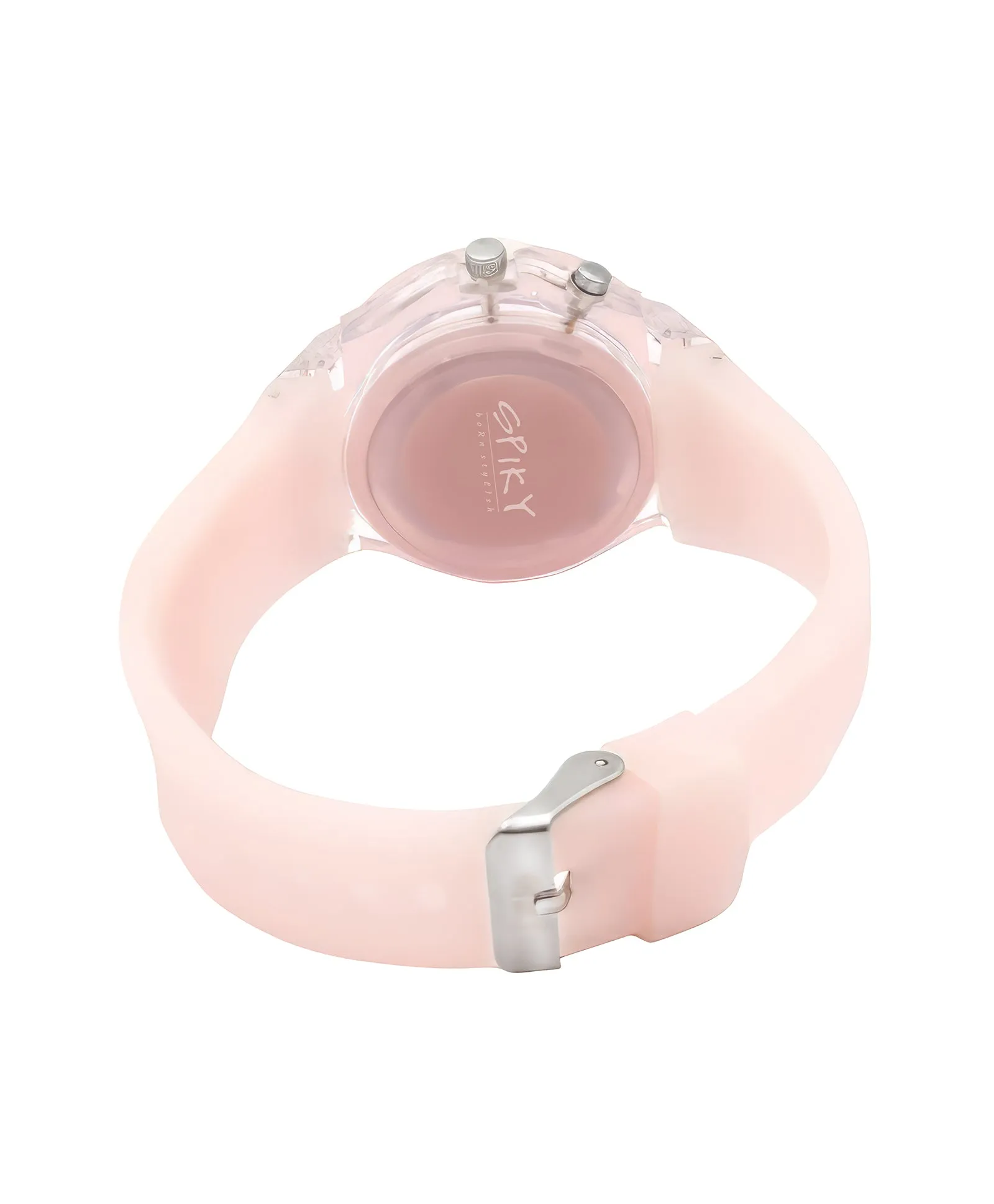 Spiky 3D Cartoon Unicorn Analog Light Watch for Kids Boys & Girls - Light Pink