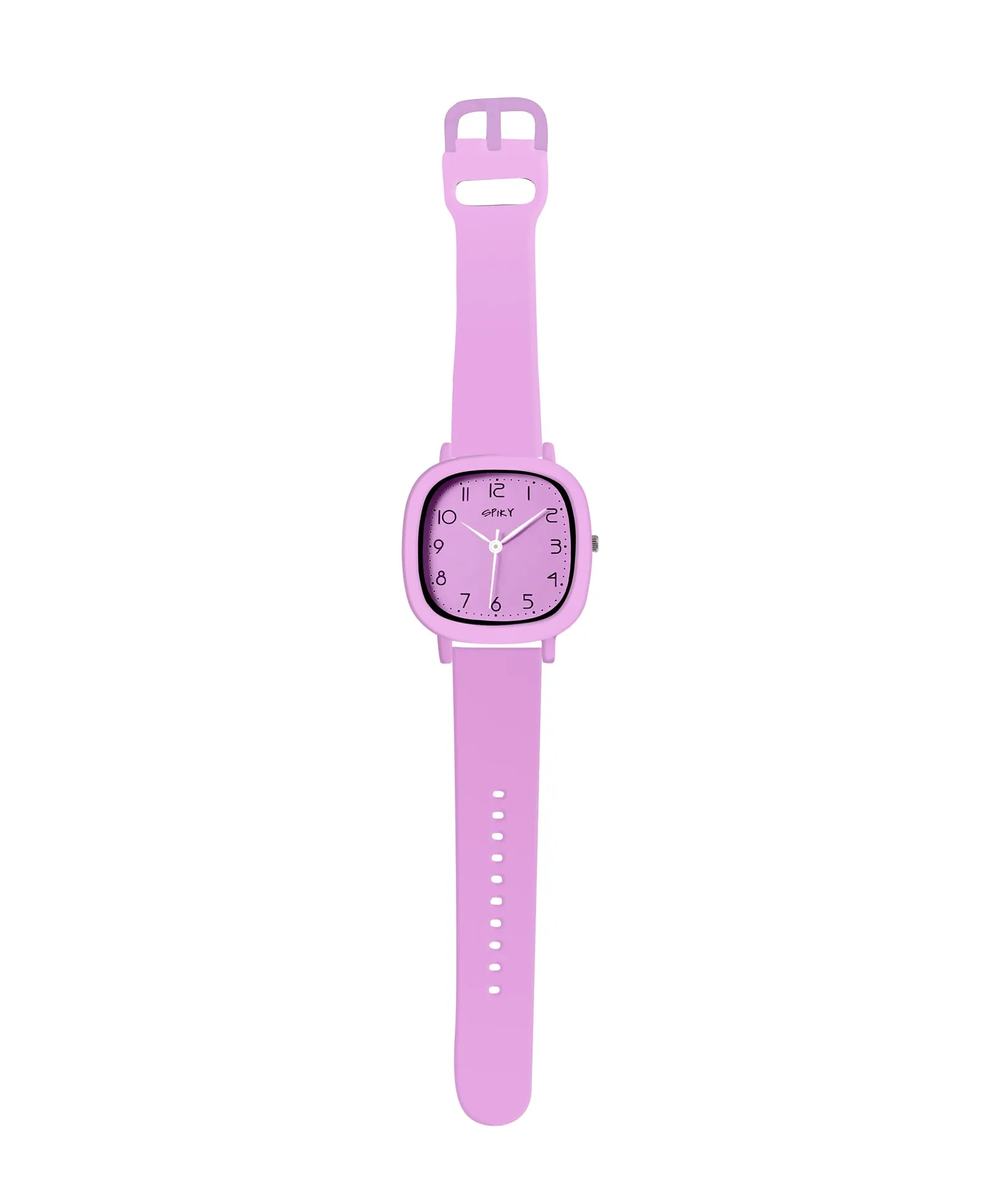 Spiky Eva19 Square Analog Watch for Kids - Pink