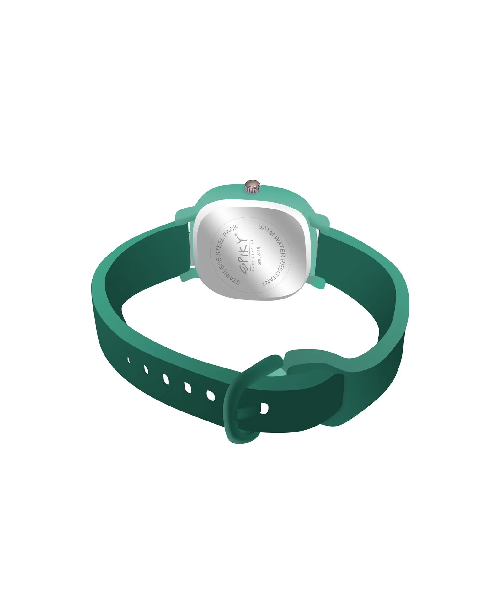 Spiky Eva19 Square Analog Watch for Kids - Pink