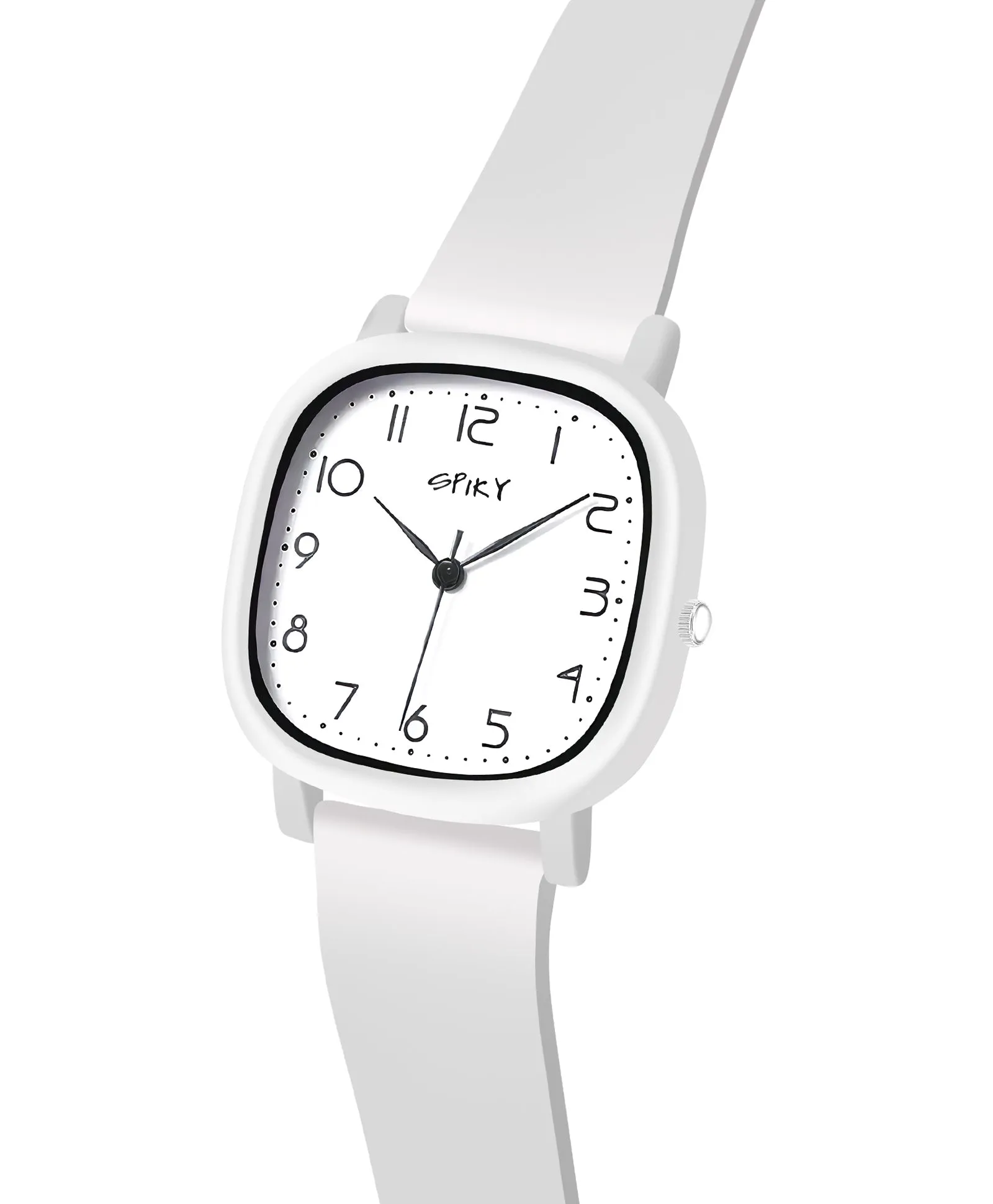 Spiky Eva19 Square Analog Watch for Kids - Pink