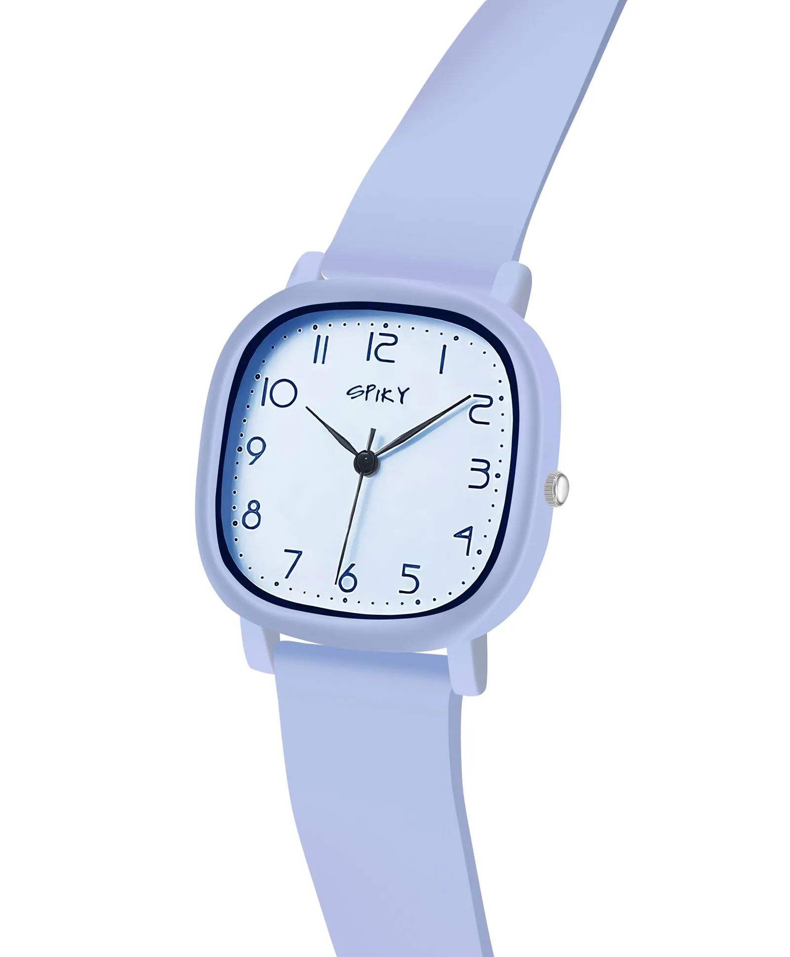Spiky Eva19 Square Analog Watch for Kids - Pink