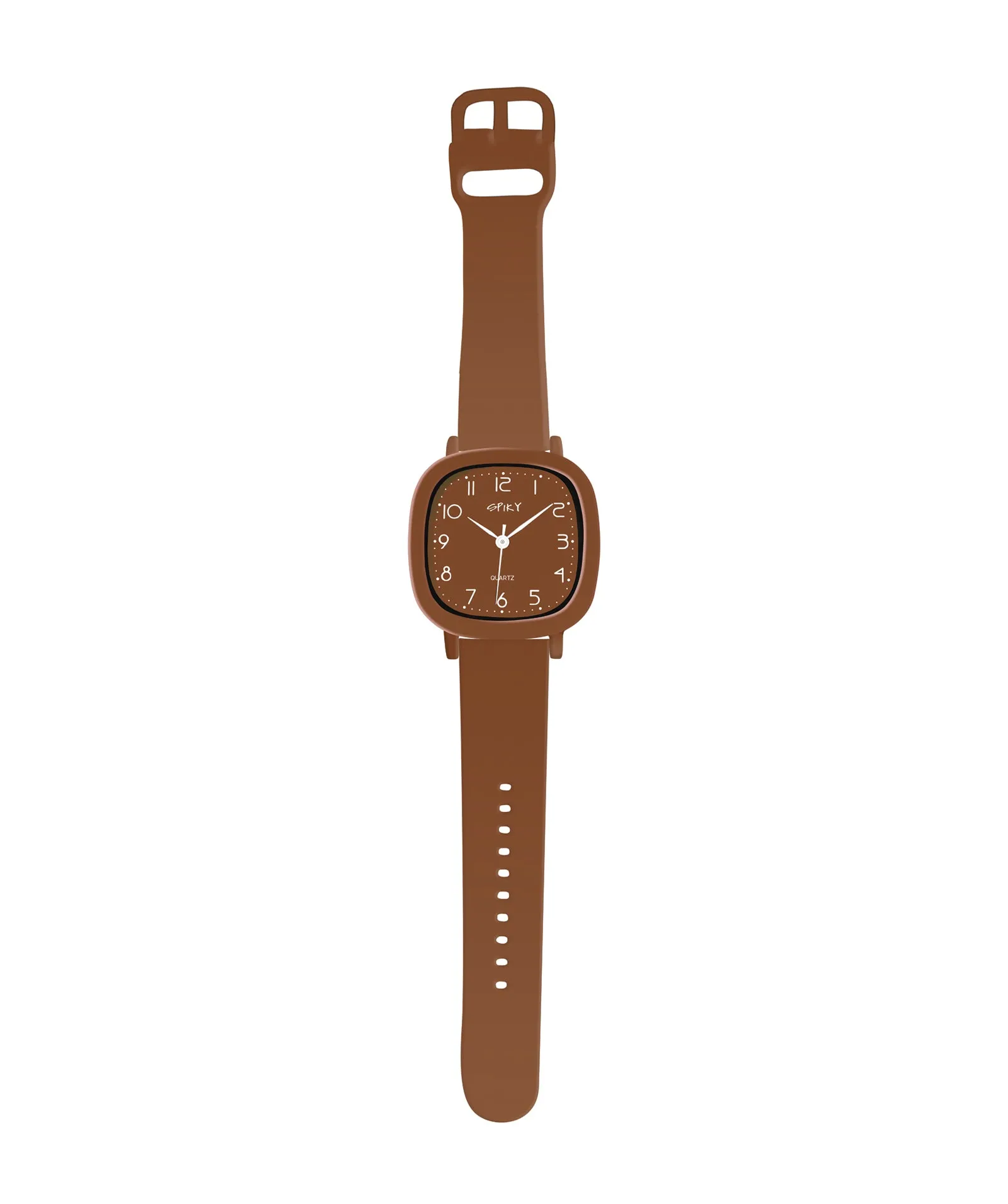 Spiky Eva19 Square Analog Watch for Kids - Pink