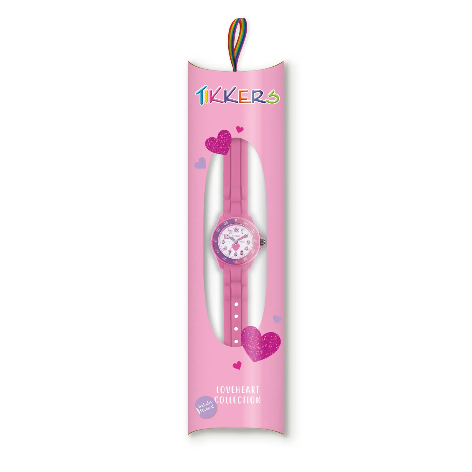 Tikkers Time Teacher Pink Heart Watch TK0003