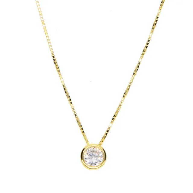 top quality 925 sterling silver forever love heart big single cz charm pendant necklace dainty jewelry for women lady valentine