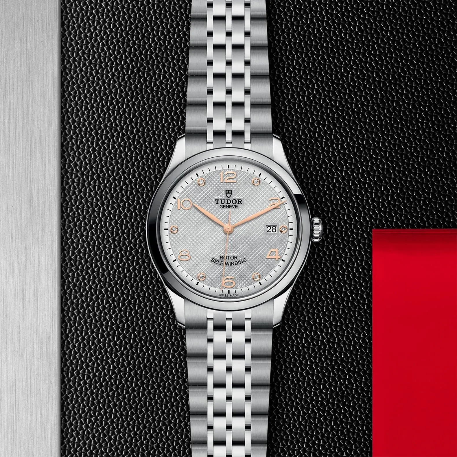 TUDOR 1926 39mm Steel Gray Diamond Dial - M91550-0003