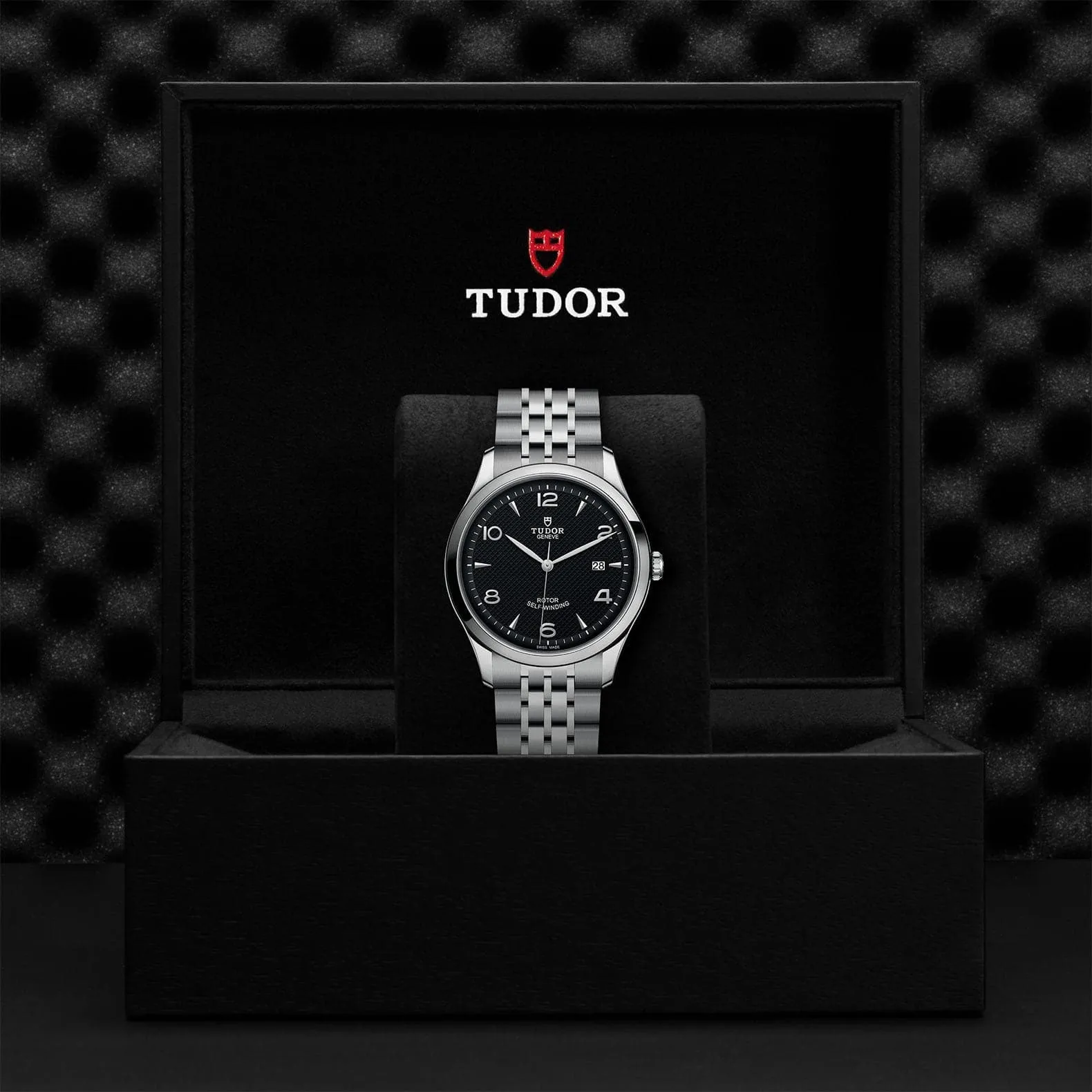 TUDOR 1926 41mm Black Dial Steel Bracelet Watch - M91650-0002