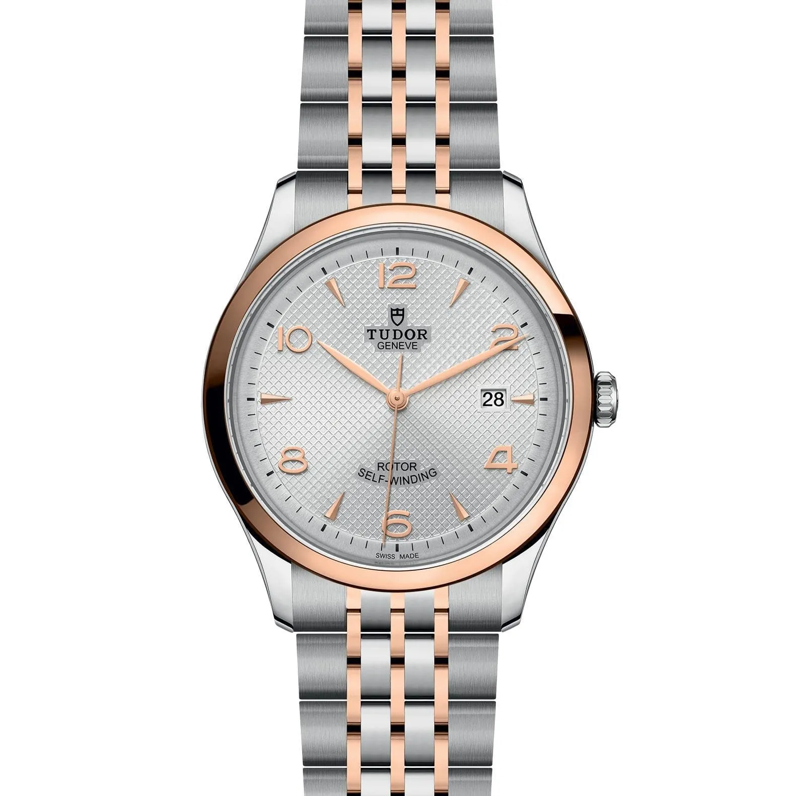 TUDOR 1926 41mm Gray Dial Steel/Gold Bracelet Watch -M91651-0001