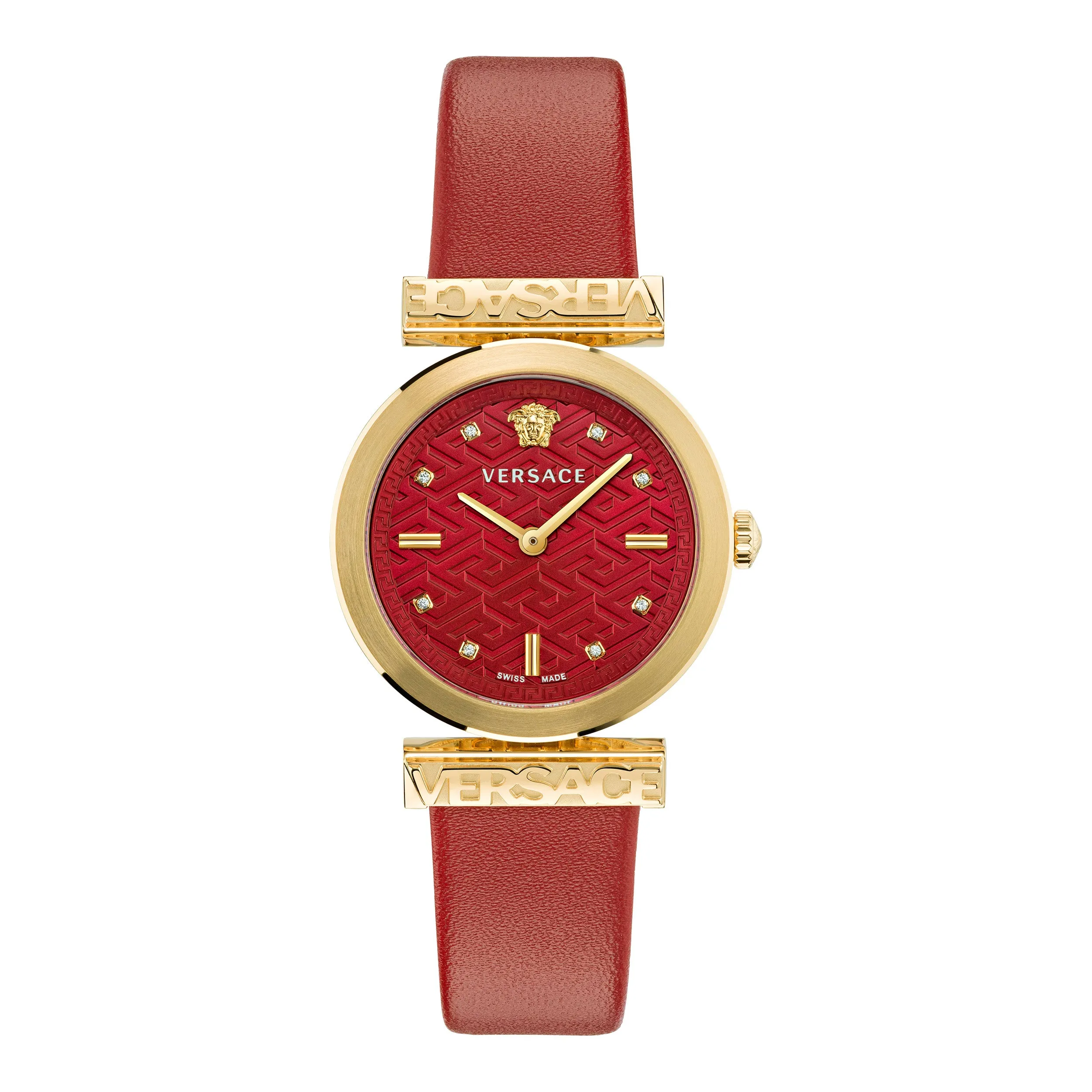 Versace Wrist Watch Women Red Dial - Ve6J00423