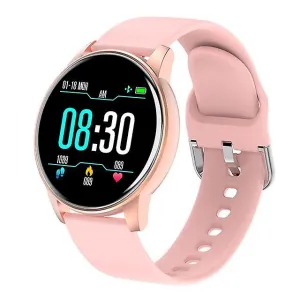 Watches smart watch women ip67 waterproof heart rate monitor fitness tracker men smart watches pink