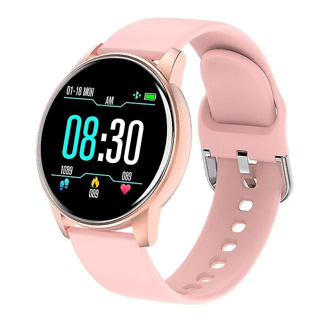 Watches smart watch women ip67 waterproof heart rate monitor fitness tracker men smart watches pink