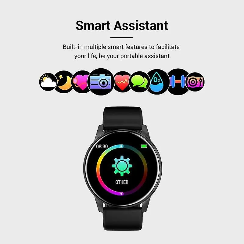 Watches smart watch women ip67 waterproof heart rate monitor fitness tracker men smart watches pink