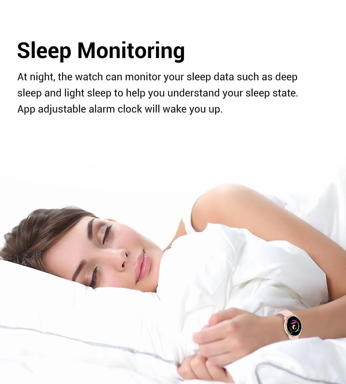Watches smart watch women ip67 waterproof heart rate monitor fitness tracker men smart watches pink