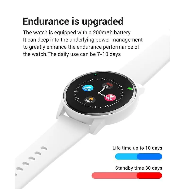 Watches smart watch women ip67 waterproof heart rate monitor fitness tracker men smart watches pink