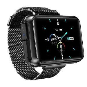 Watches t91 smart watch men tws wireless bluetooth black