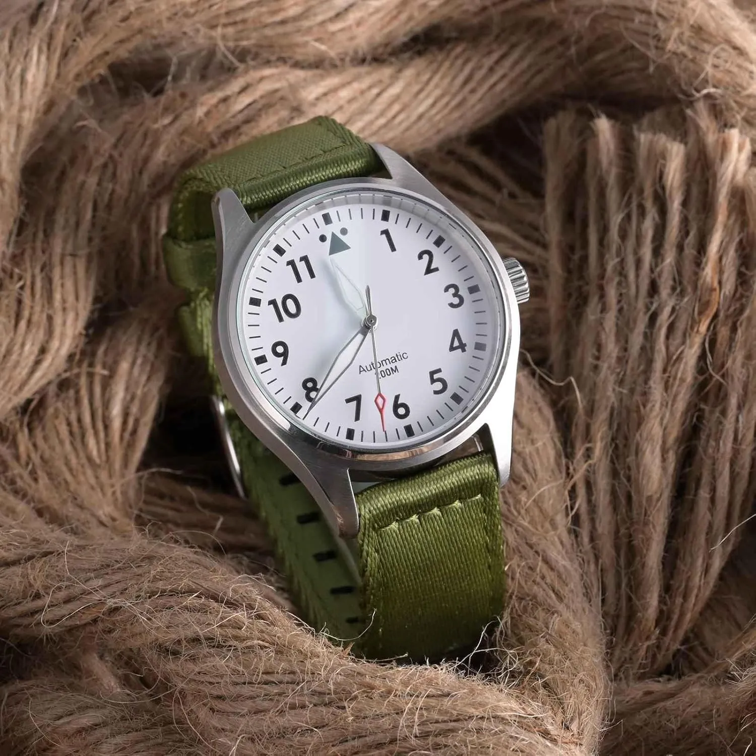 WOCCI Double Holes Nylon Watch Bands, Silky Nylon Straps, Quick Release, Compatible Watch Lug Width 18mm 20mm 22mm