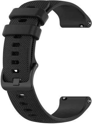 Wristology Easy Change Silicone Replacement Soft Rubber Watch Band - Interchangeable Quick Release Strap for Men Women - Choose Color and Width - 16mm,18mm, 20mm, 22mm Sbands