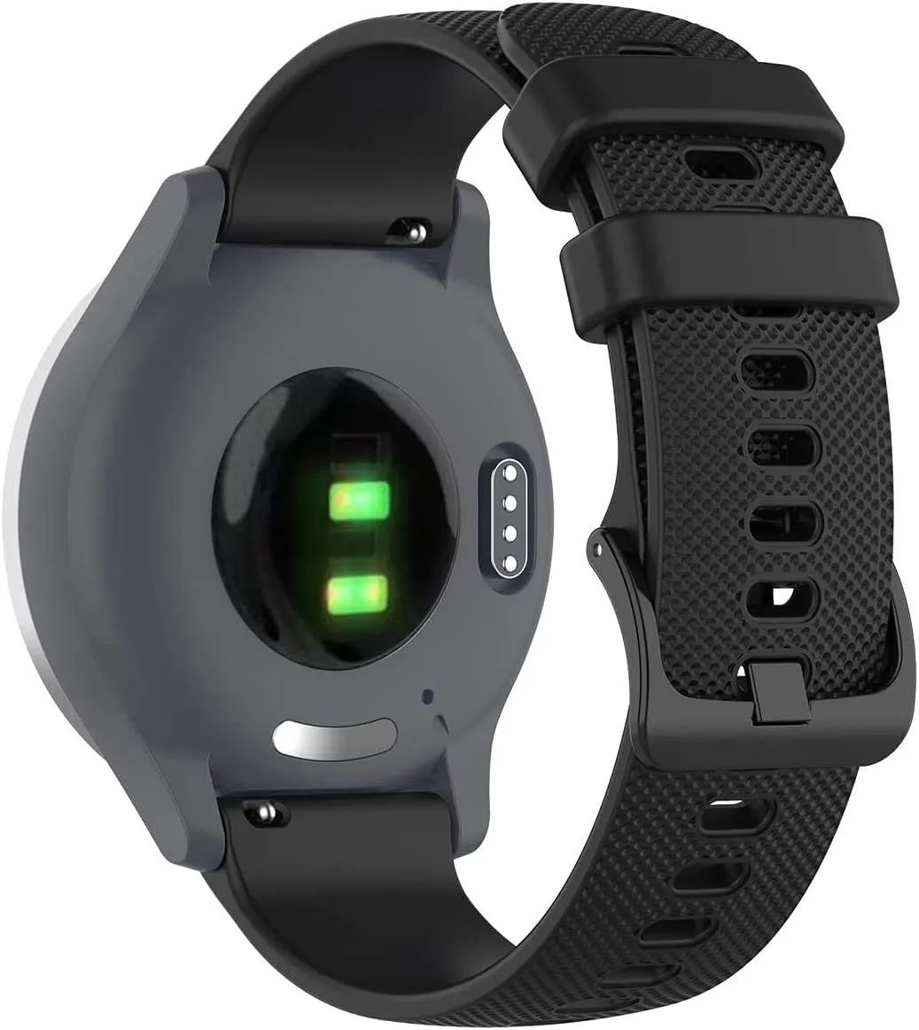 Wristology Easy Change Silicone Replacement Soft Rubber Watch Band - Interchangeable Quick Release Strap for Men Women - Choose Color and Width - 16mm,18mm, 20mm, 22mm Sbands
