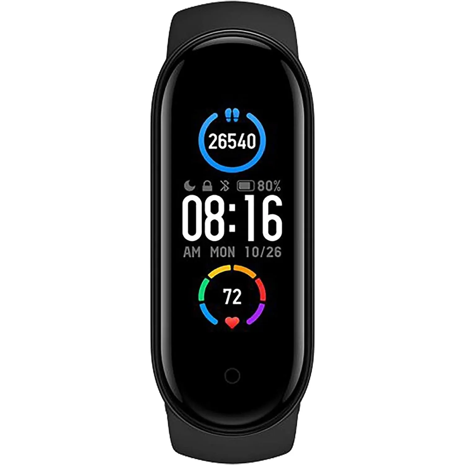 Xiaomi mi Smart Band 5 with 1.1-inch AMOLED Display and Magnetic Charging - Black