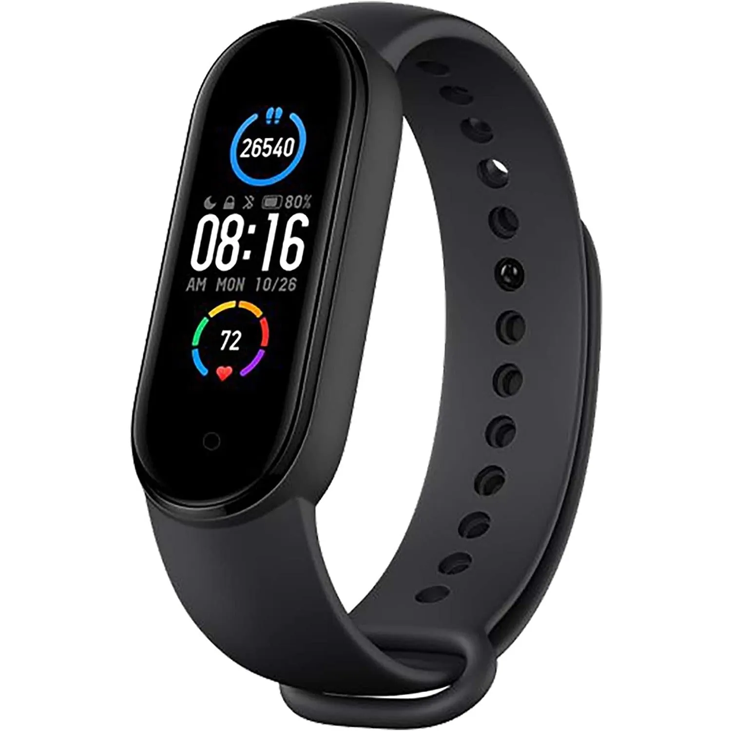 Xiaomi mi Smart Band 5 with 1.1-inch AMOLED Display and Magnetic Charging - Black